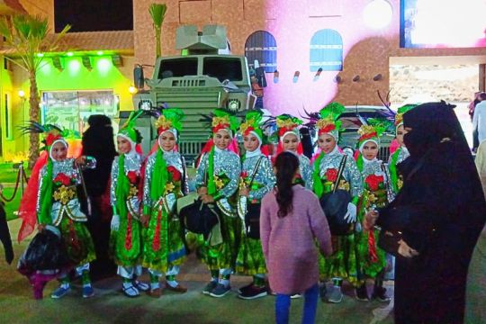 Duta kesenian Banyuwangi di Festival Janadriyah Arab Saudi. (Foto: istimewa)