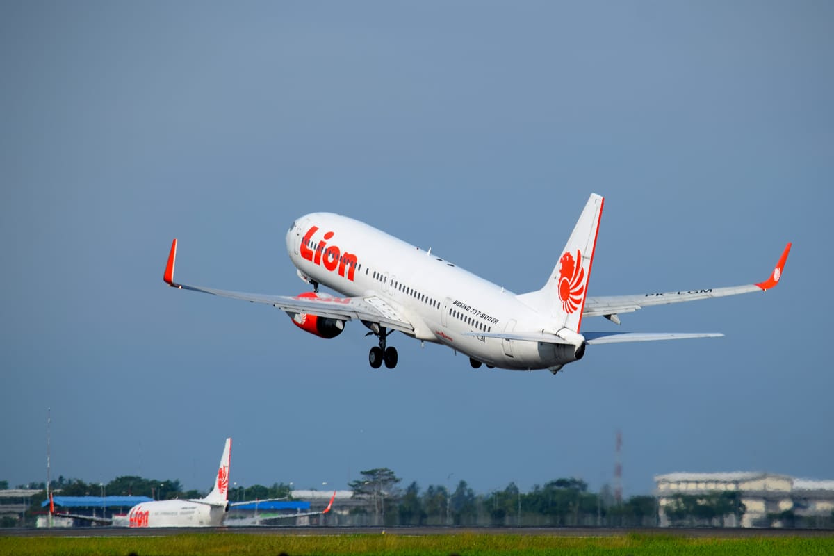 Lion Air Boeing 737-900ER Registrasi pesawat PK-LGM. (Foto: Lion Air)