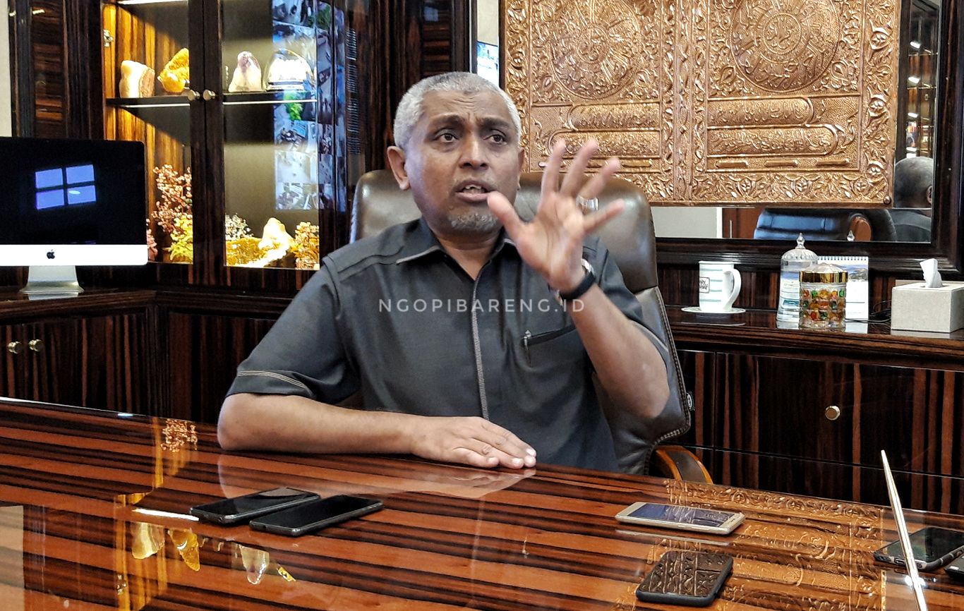 Ketua Asprov PSSI Jatim Ahmad Riyadh. (Foto: Haris/ngopibareng.id)