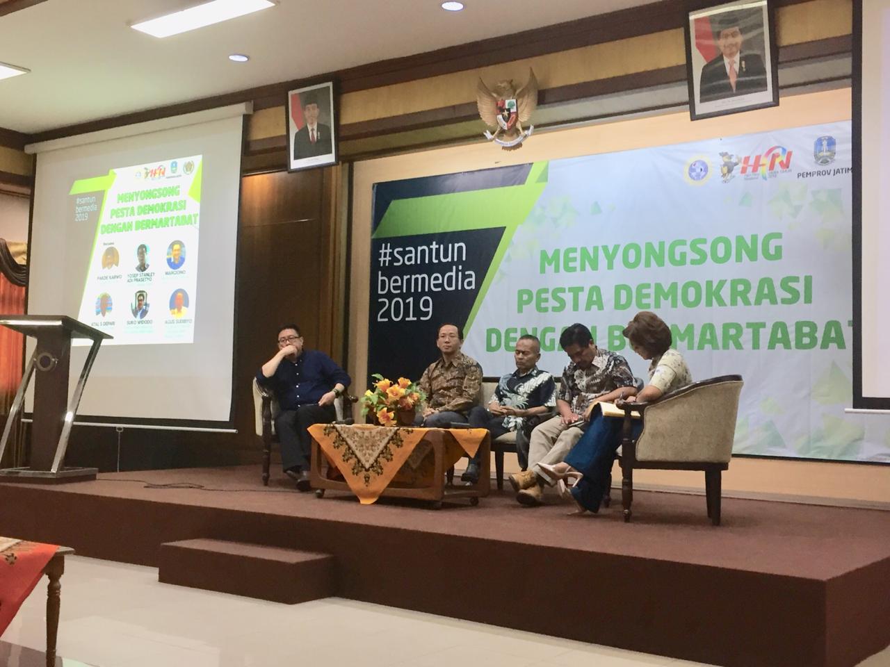 Stanley, saat ditemui di Universitas Airlangga (Unair) Surabaya, Selasa, 15 Januari 2019. (foto: farid/ngopibareng.id) 