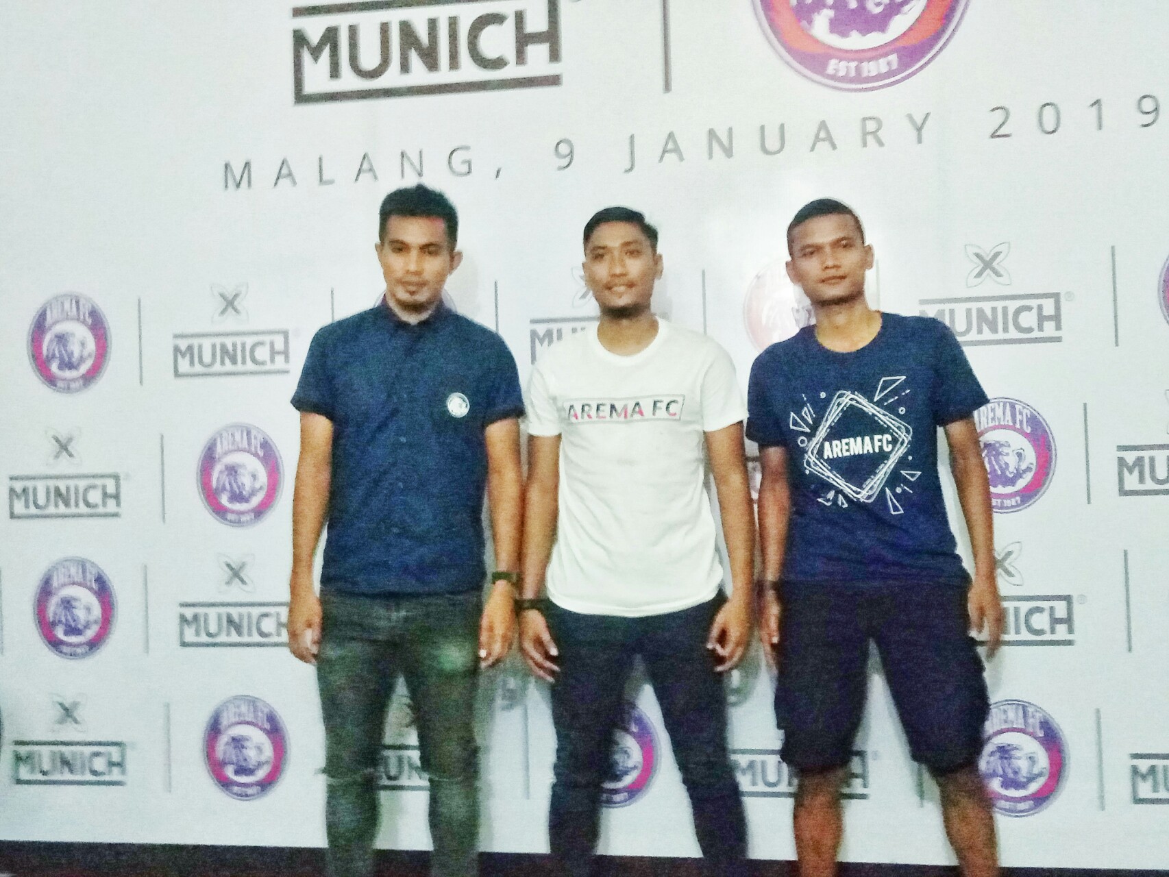 Tiga pemain lokal baru Arema.