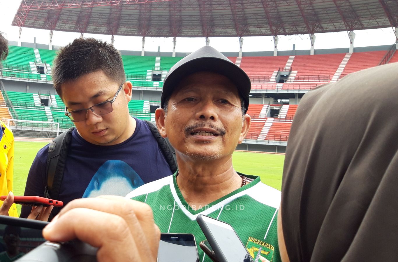 Pelatih Persebaya, Djajang Nurdjaman. (foto: Haris/Ngopibareng)