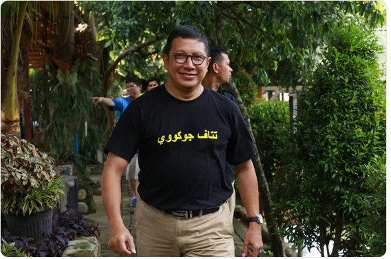 Gara-gara kaos, Menteri Agama (Menag) Lukman Hakim Saifuddin membuat media sosial ramai.