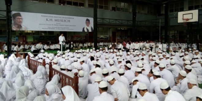 HAUL: Haul ke-19 Kiai Haji Muslich, digelar di Jakarta, Sabtu malam. (Foto: nu for ngopibareng.id)