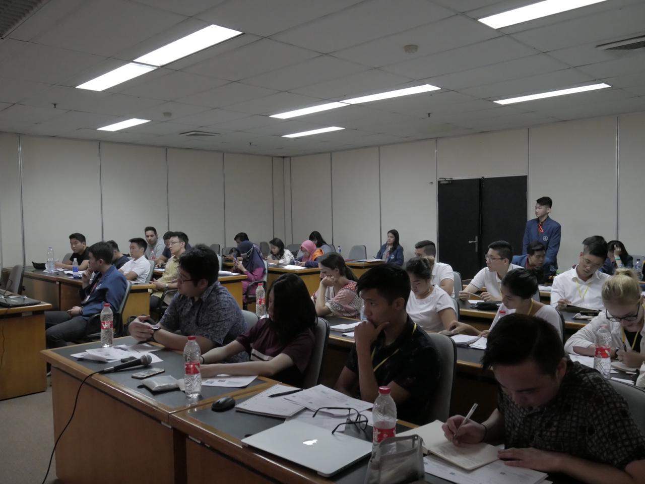 Suasana saat mahasiswa UNSW dan mahasiswa UK Petra menerima materi green building,  Selasa 22 Januari 2019 (Foto: Istimewa)