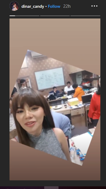 Dinar Candy saat menjalani pemeriksaan di Subdit Resmob Ditreskrimum Polda Metro Jaya, Jakarta Selatan, pada Selasa 22 Januari 2019. 