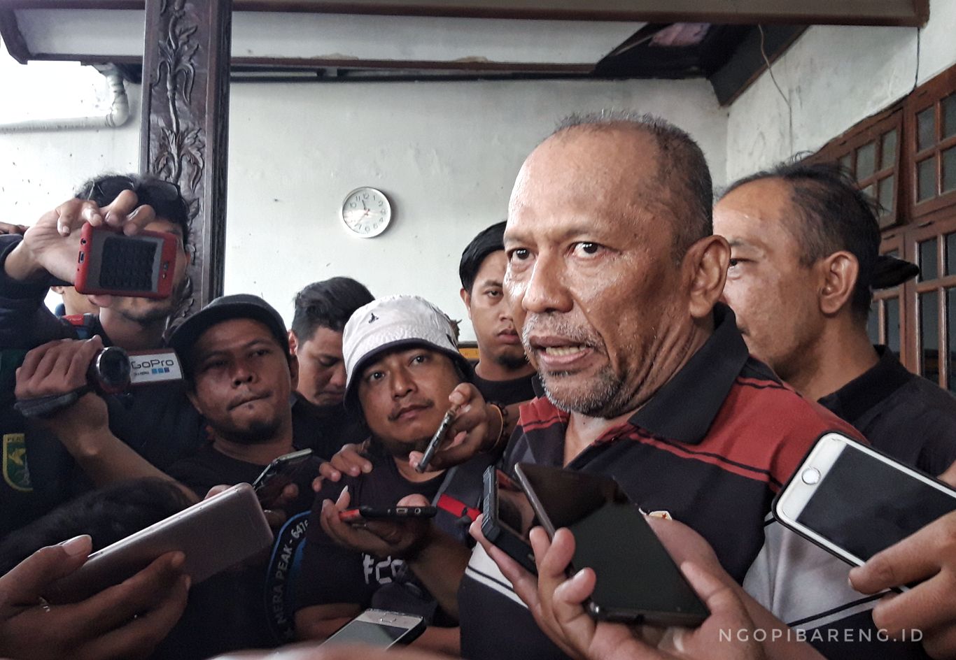 Mantan anggota Exco PSSI, Hidayat. (foto: Haris/ngopibareng.id)