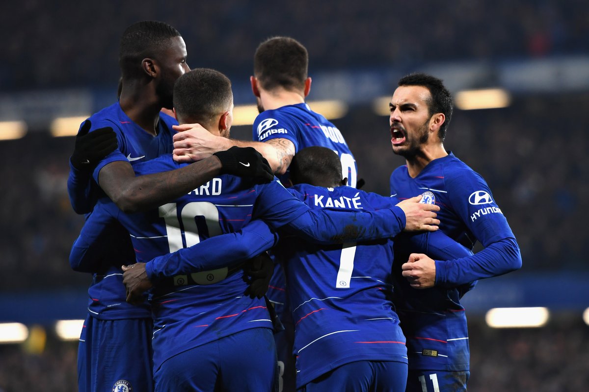 Menangi adu penalti, Chelsea depak Tottenham dari Piala FA. (Foto: Twitter/@Chelsea)