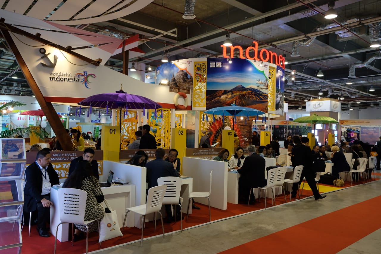 Denyut kopi Indonesia di even Feria Internacional de Turismo (FITUR) di Madrid, Spanyol. Even ini berlangsung 23-27 Januari 2019. (Foto:Istimewa/Kemenpar)