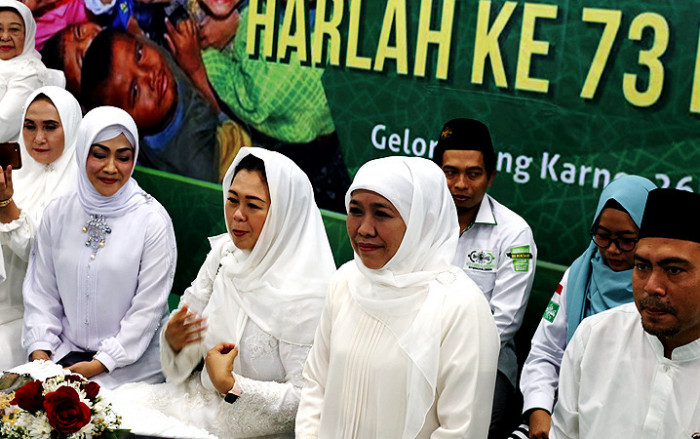  Muslimat NU menggelar doa bersama 1.000 anak yatim di kawasan Gelora Bung Karno, Jakarta. (Foto: muslimat nu for ngopibareng.id)