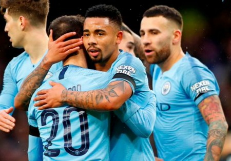 Manchester City melenggang ke putaran 5 Piala FA setelah mengalahkan Burnley dengan skor telak, 5-0. (Foto: Twitter/@ManCity)