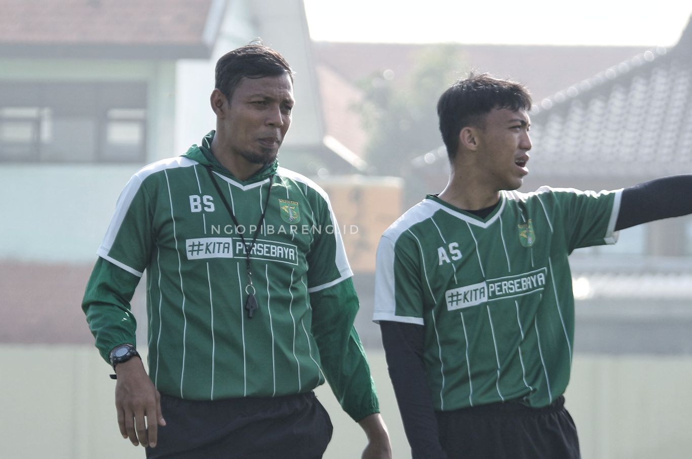 Asisten pelatih Persebaya, Bejo Sugiantoro. (foto: Haris/ngopibareng.id)