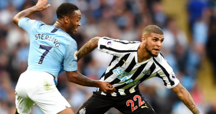 Newcastle hentikan rekor delapan kemenangan beruntun Manchester City di semua ajang. (Foto: Twitter/@NUFC)