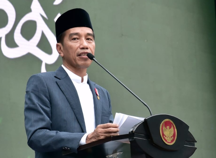 Presiden Jokowi merasa sejuk berada di tengah-tengah ulama ( foto Setpres for ngopibareng.id)