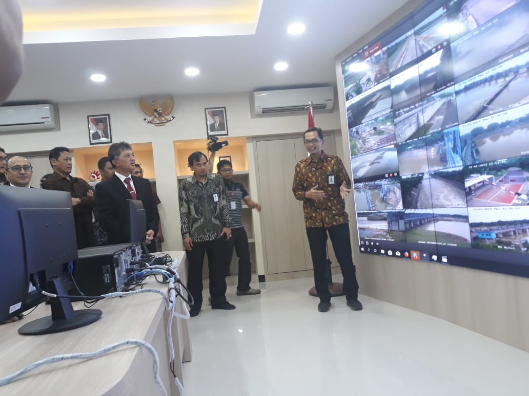 Command centre Perum Jasa Tirta I. (Foto: Umar/ngopibareng.id)