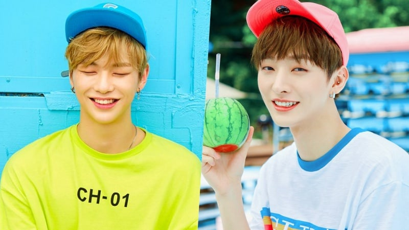 Kang Daniel (kiri) dan Yoon Jisung (kanan).