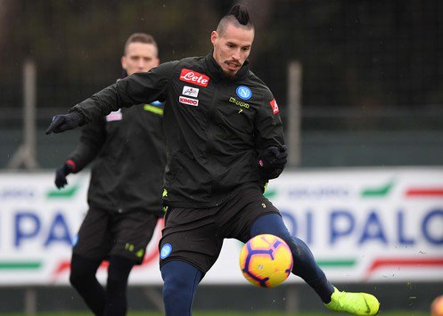 Marek Hamsik akan tinggal Napoli. Dia pindah ke Dalian Yifang, klub kontestan Liga Super China. (Foto: Twitter/@sscnapoli)