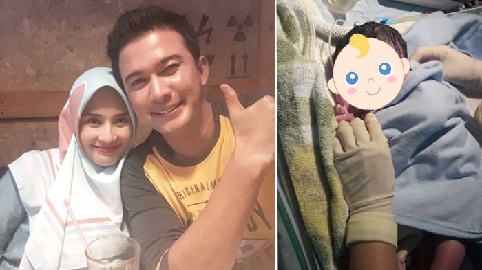 Mandala Shoji bersama istri, Maridha Deanova Safrina, dan anak keempatnya (kanan). 