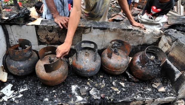 Ledakan Tabung LPG. (Foto: dok/antara)