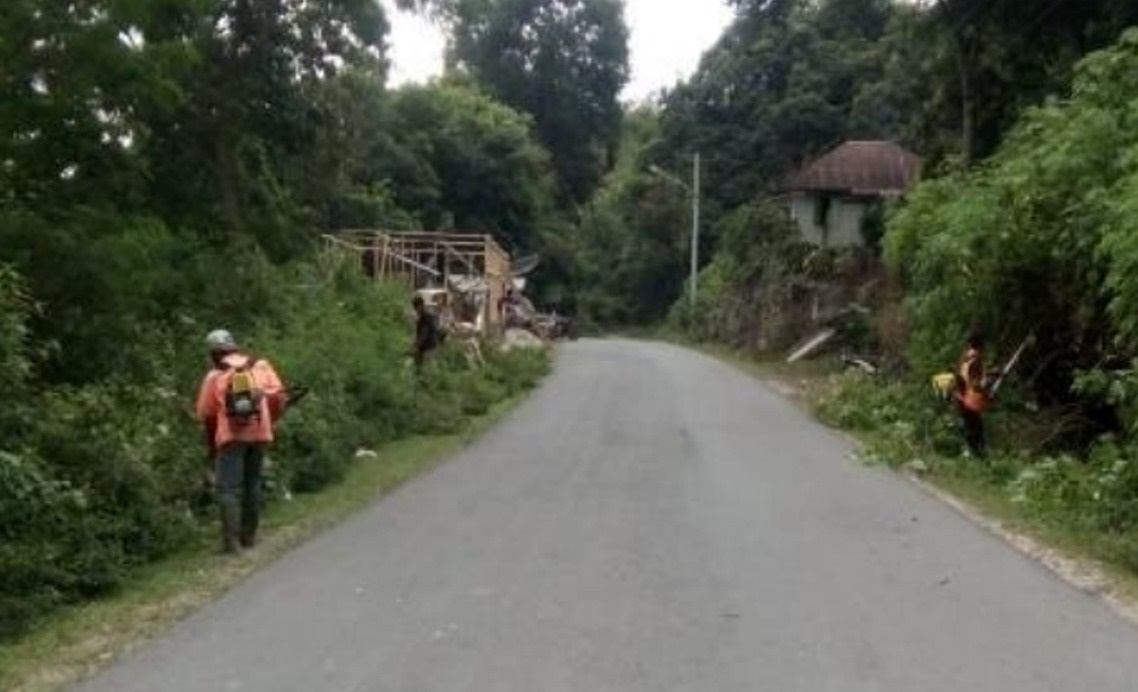 Jalan Lingkar Pulau Samosir Paket 2. (Foto:PUPR)