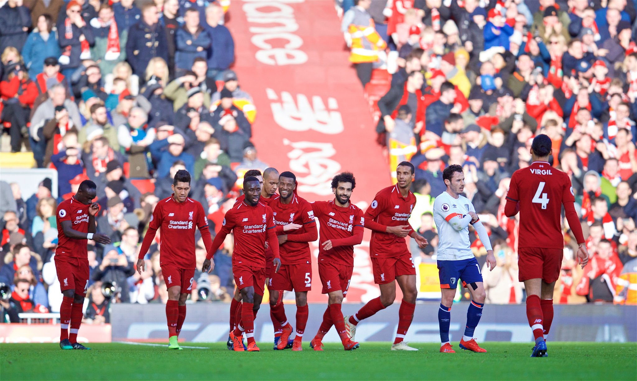 Liverpool kembali ke puncak klasemen Premier League. (Foto: Twitter/@LFC)