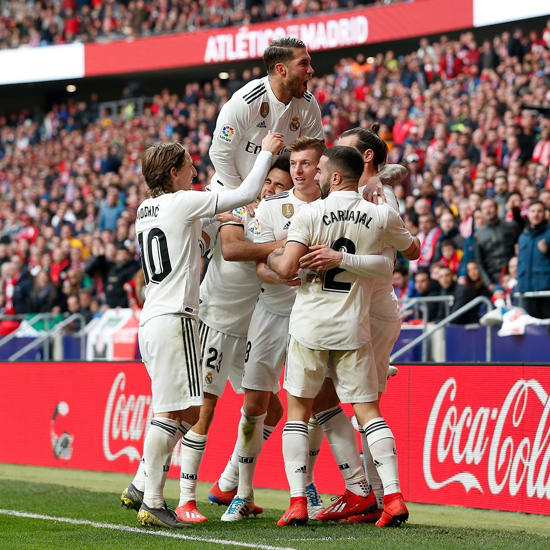 Real Madrid meningkat secara siginifikan dalam dua bulan terakhir. (Foto: Twitter/@realmadrid)