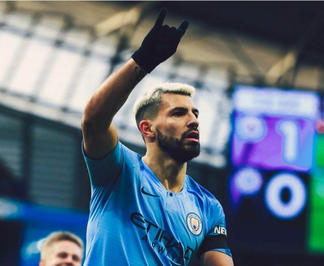 Aguero cetak hattrick keduanya kala Manchester City kalahkan Chelsea 6-0. (Foto: Twitter/@ManCity)