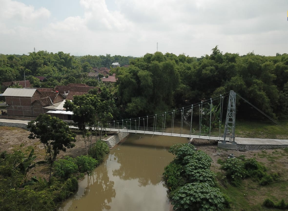 Jembatan Kedungrejo Kabupaten Madiun. (Foto: PUPR)