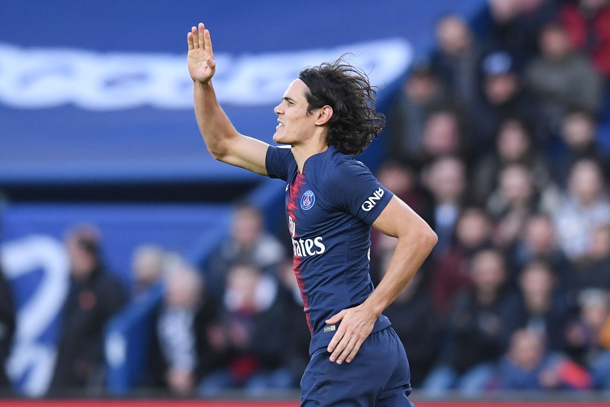 Edinson Cavani merupakan pemain ketiga PSG yang dipastikan absen saat lawan Manchester United di leg pertama babak 16 besar Liga Champions, 13 Februari 2019 di Old Trafford. (Foto: Twitter/@PSG_espanol)