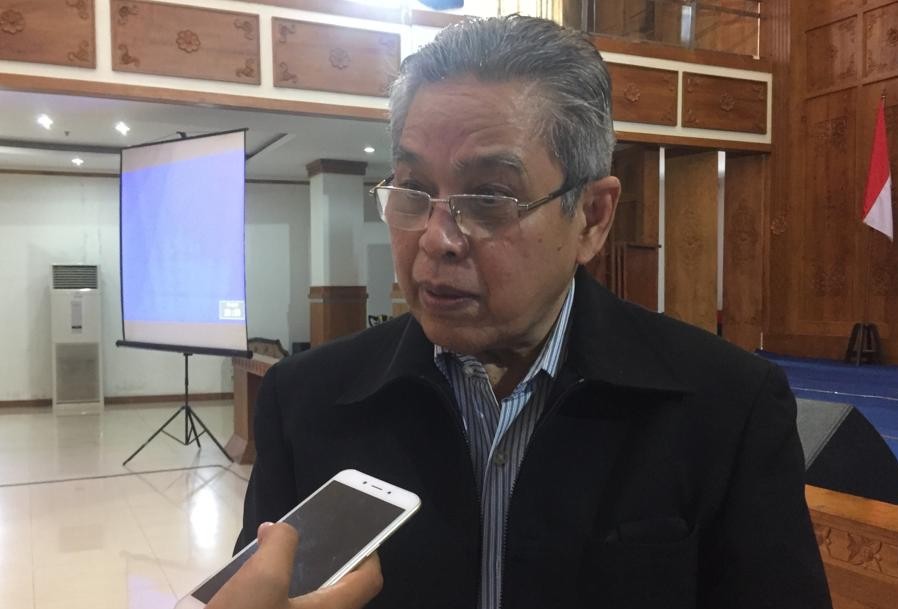 Soehatman Ramli, saat ditemui usai acara seminar. (Foto: pita/ngopibareng.id) 