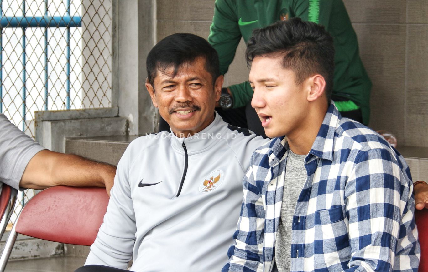 Pelatih Timnas Indonesia U-22, Indra Sjafri. (Foto: Haris/ngopibareng.id)