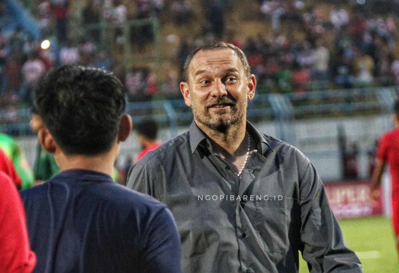 Pelatih Madura United, Dejan Antonic. (Foto: Haris/ngopibareng.id)