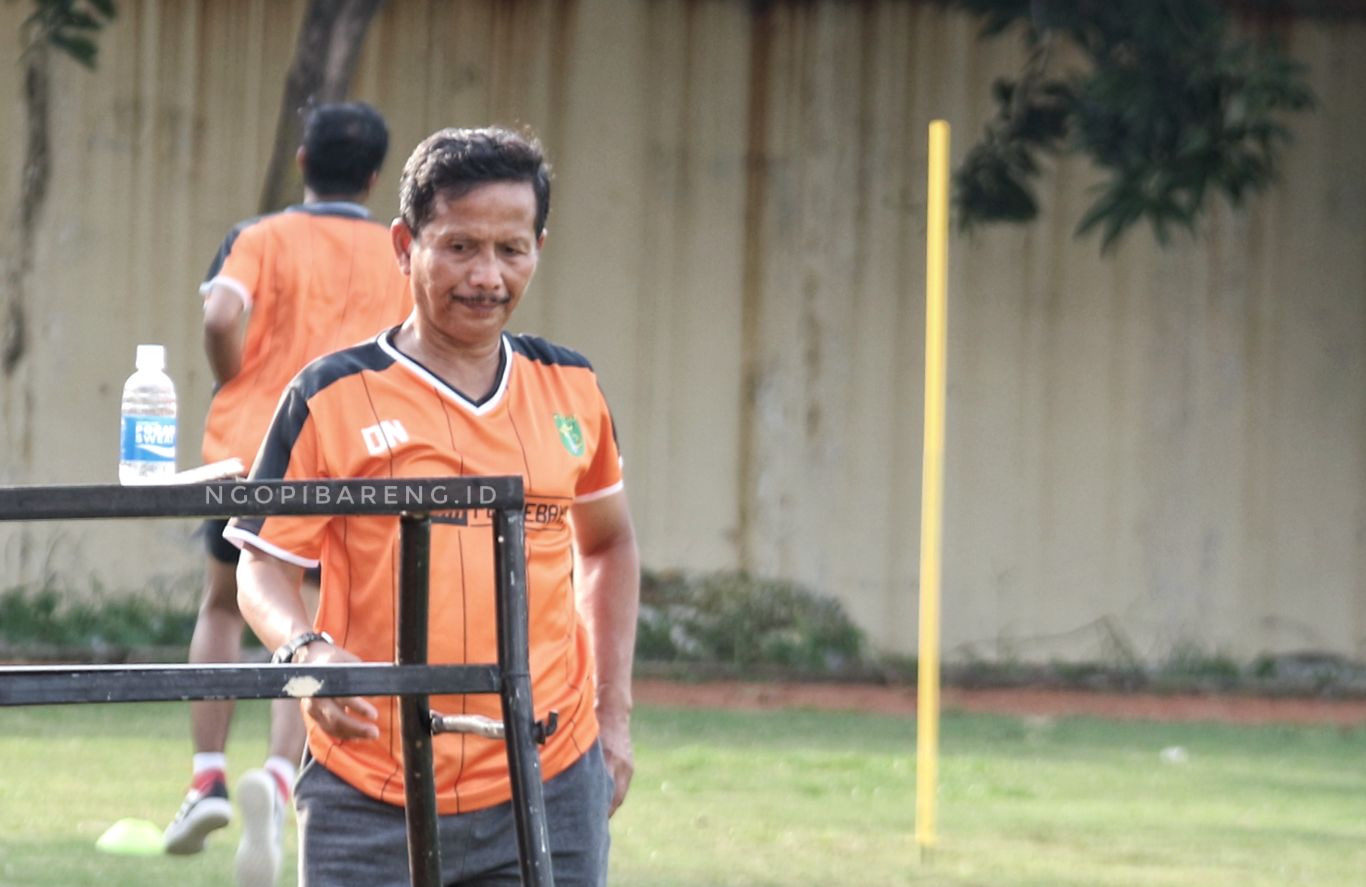 Pelatih Persebaya, Djajang Nurdjaman. (foto: Haris/ngopibareng.id)