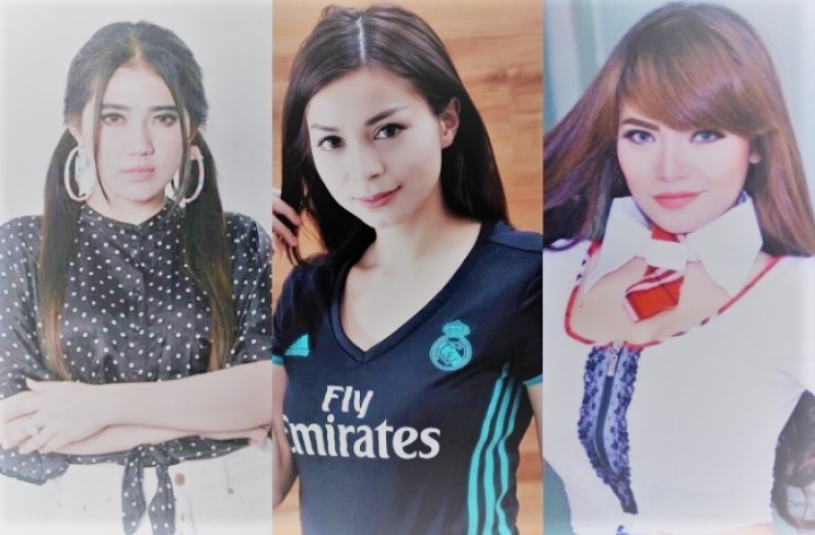 Via Vallen, Sandra Olga, dan DJ Dinar Candy.