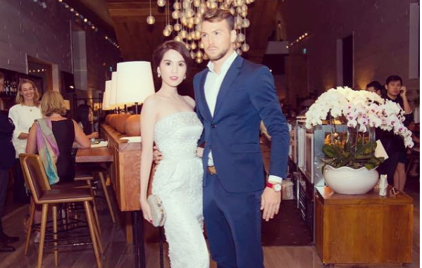 Marko Simic dan model Vietnam bernama Ngoc Trinh. 