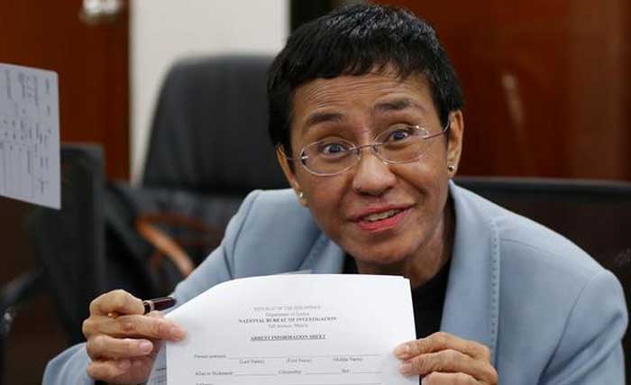 Wartawan Filipina Maria Ressa. (Foto:rtr)