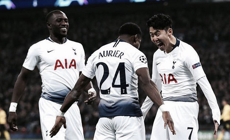 Tottenham mendekati babak 8 besar setelah menang 3-0 atas Dortmund. (Foto: Twitter/@SpursOfficial)