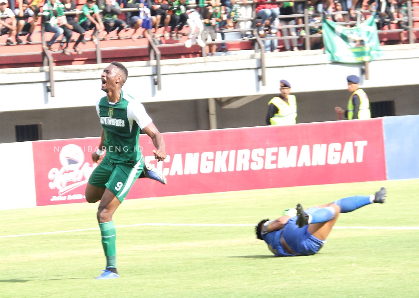 Pemain Persebaya, Amido Balde. (foto: Haris/ngopibareng.id)