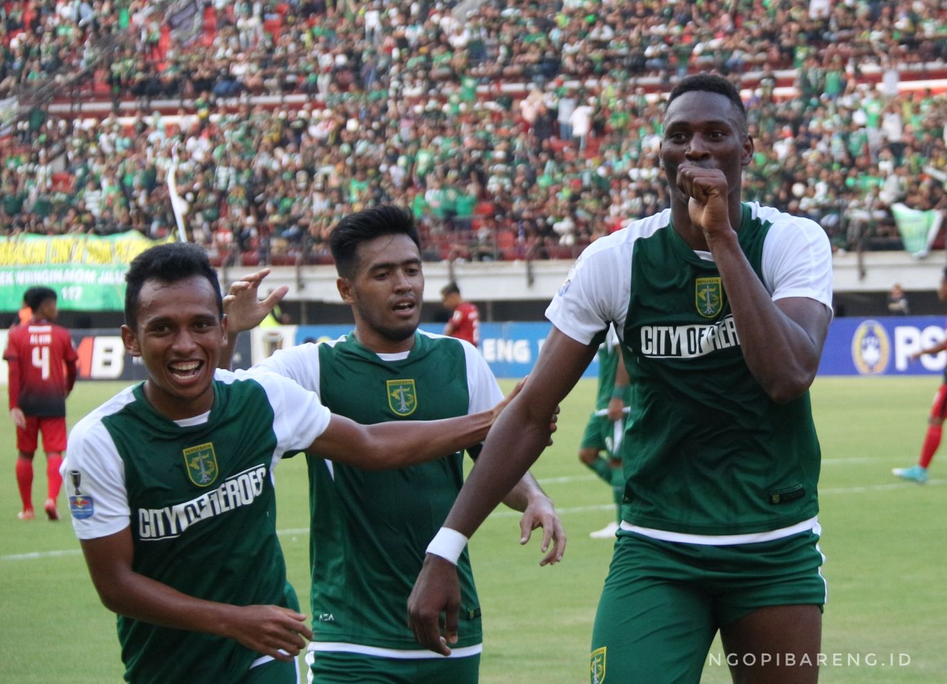 Striker Persebaya, Amido Balde. (foto: Haris/ngopibareng.id)