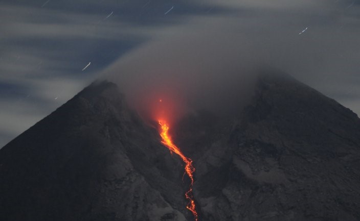 Erupsi Gunung Merapi. (Foto: dok/antara)