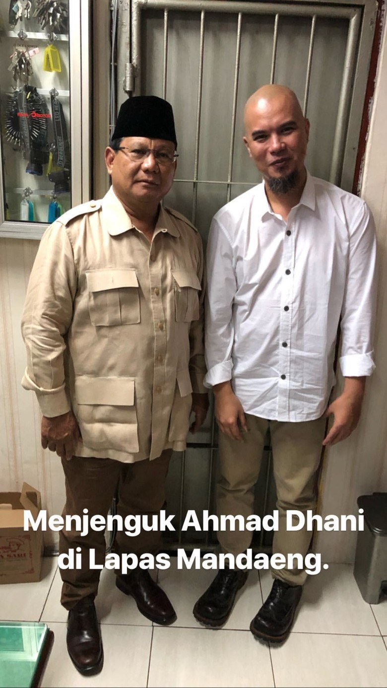 Instagram Prabowo Subianto.