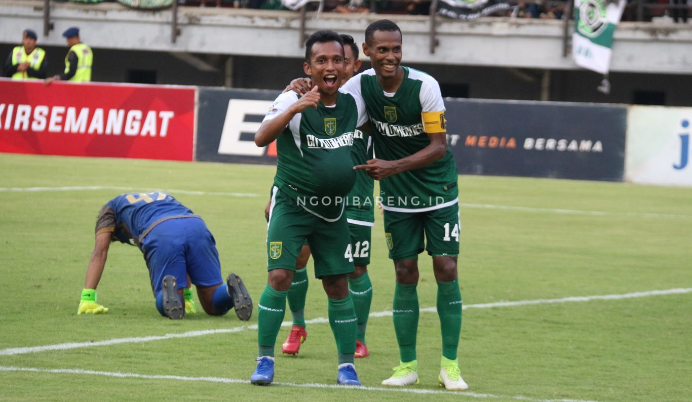 winger Persebaya, Irfan Jaya. (foto: Haris/ngopibareng.id)