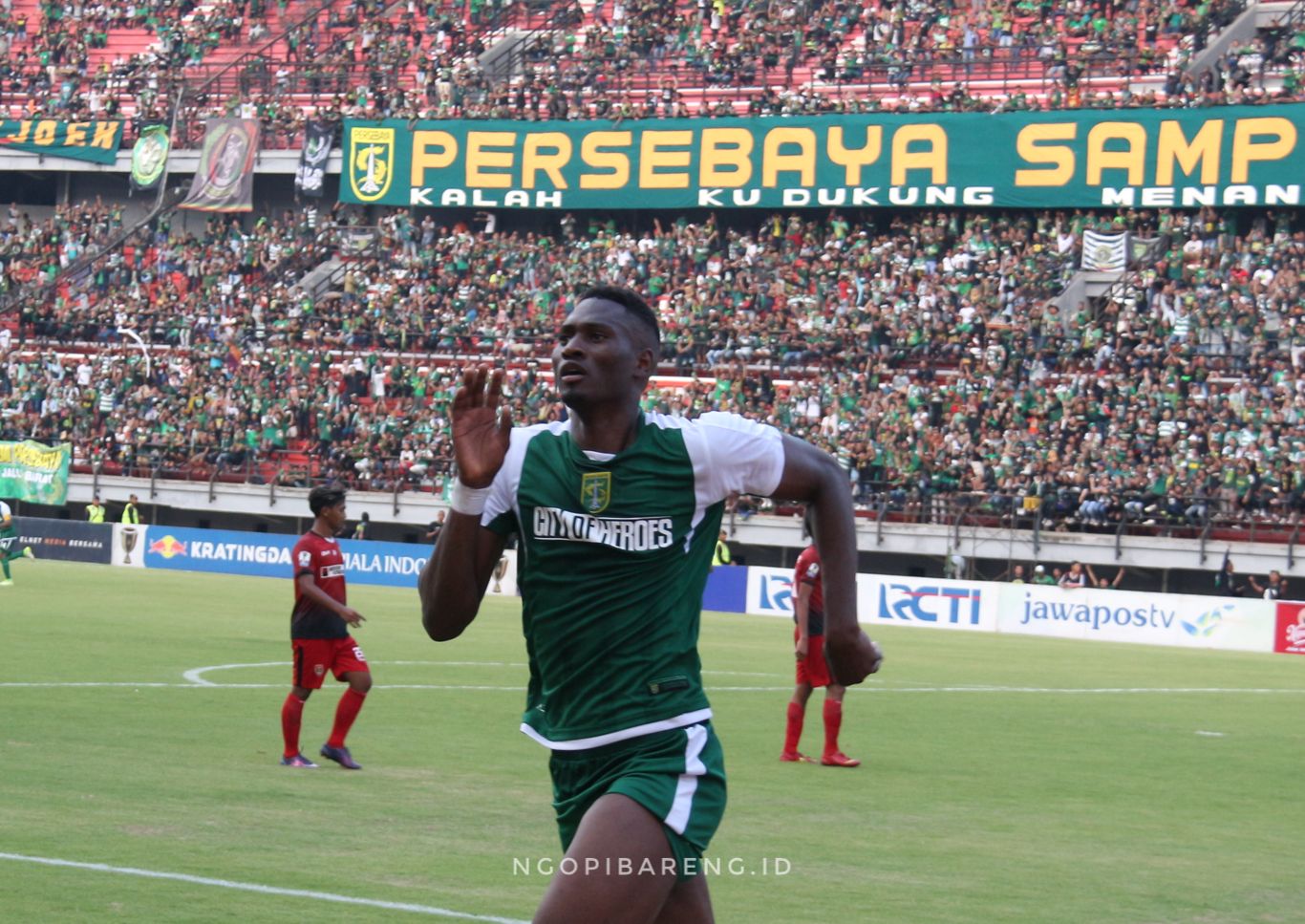 Striker anyar Persebaya, Amido Balde. (foto: Haris/ngopibareng.id)