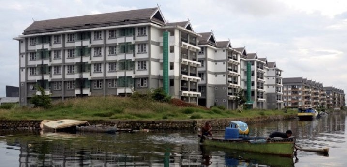 Tiga twin block dibangun di Mataram. (Foto: dok/antara)