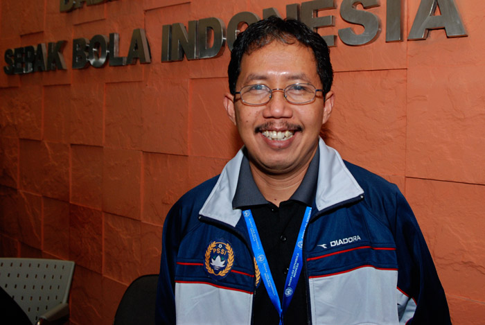 Plt Ketua Umum PSSI Joko Driyono berharap KLB melalui proses dan waktu yang ideal. (Foto: ngopibareng.id)