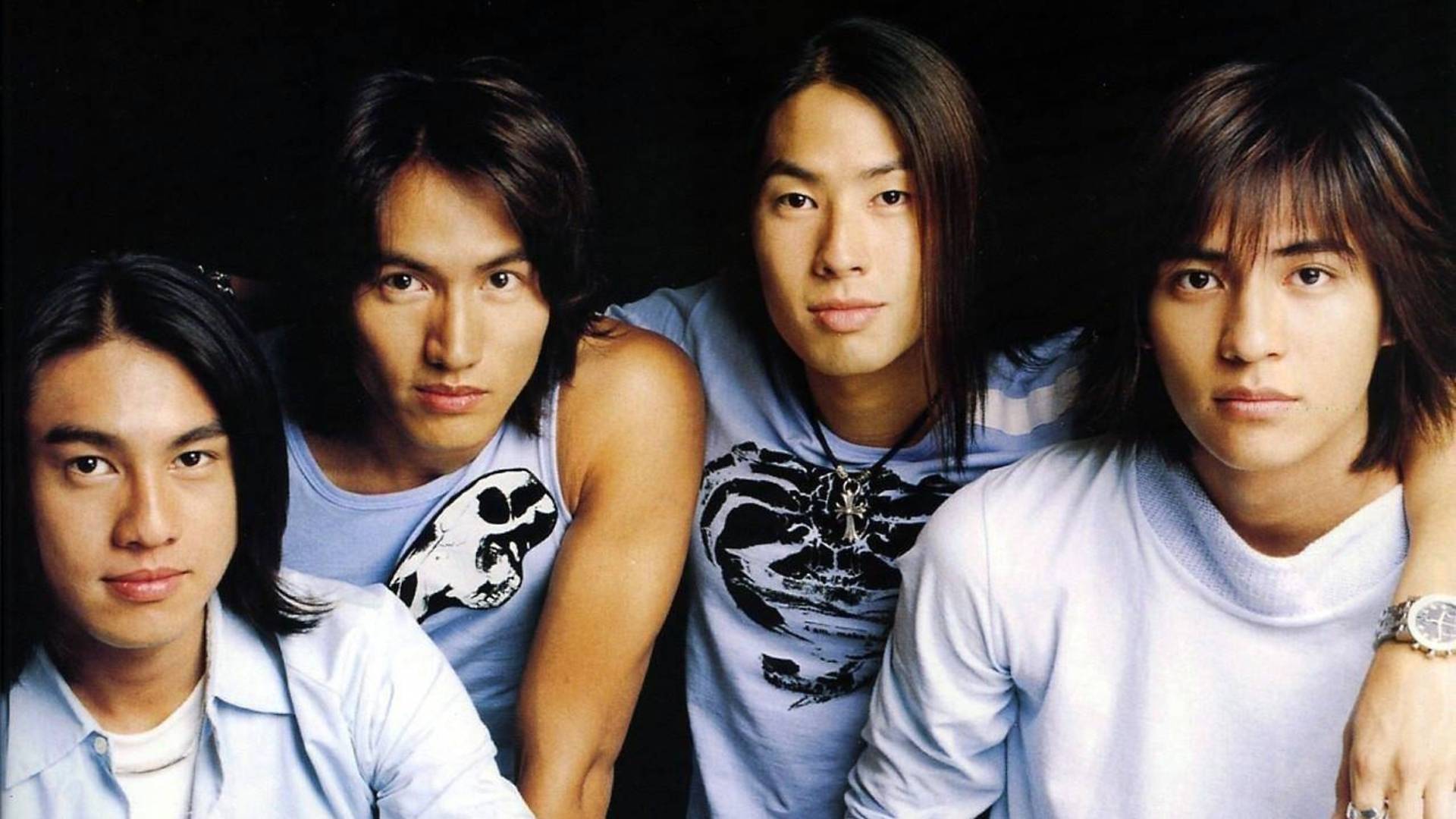 Vaness Wu (ketiga kiri) pernah terkenal lewat serial Meteor Garden bersama F4, yakni Ken Zhu (kiri), Jerry Yan, dan Vic Chou.