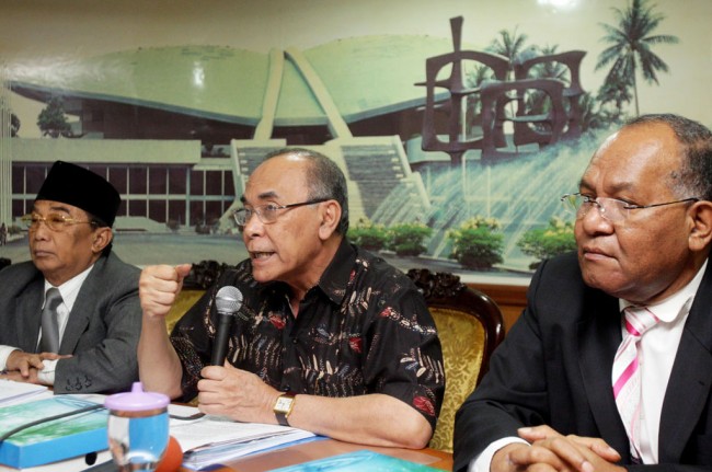 Abdillah Toha saat aktif sebagai politikus di Senayan. (foto: dok ngopibareng.id)