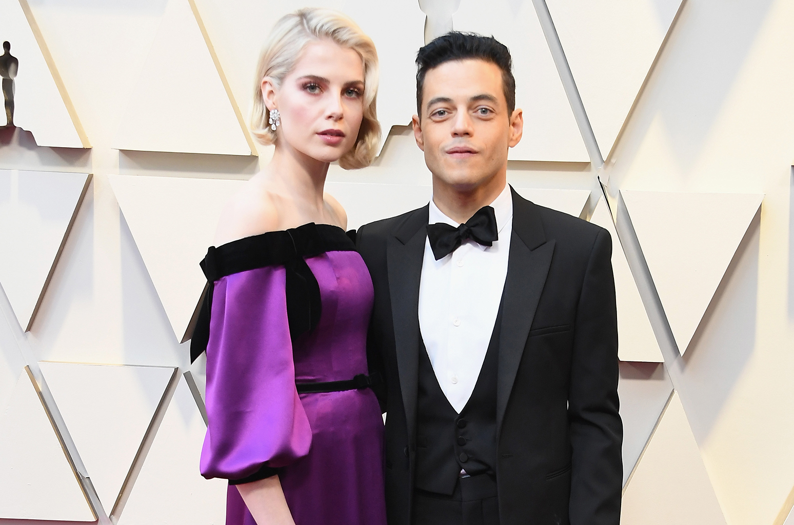 Rami Malek dan kekasihnya, Lucy Boyntoyn.