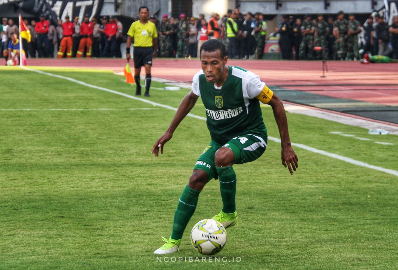 Kapten Persebaya, Ruben Sanadi. (foto: Haris/ngopibareng.id)