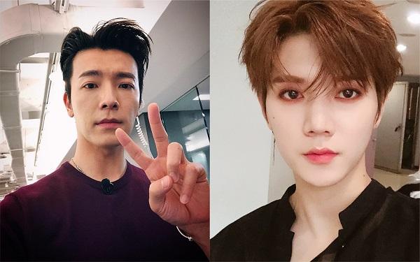 Lee Donghae dari grup Super Junior (kiri), dan Ren dari NU'EST berakting bareng Rio Dewanto. 